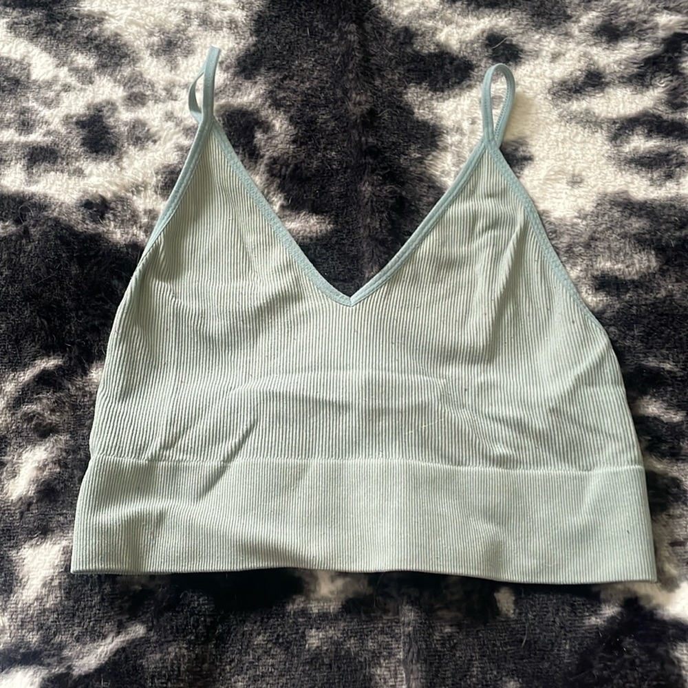 Green tank top